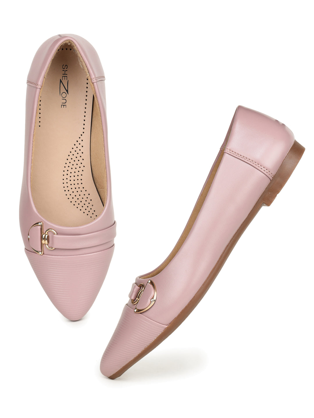 Shezone Peach Women Flats
