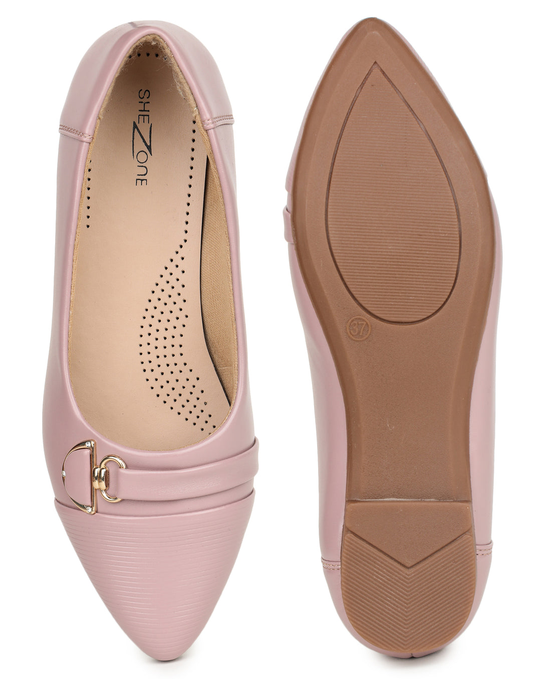 Shezone Peach Women Flats