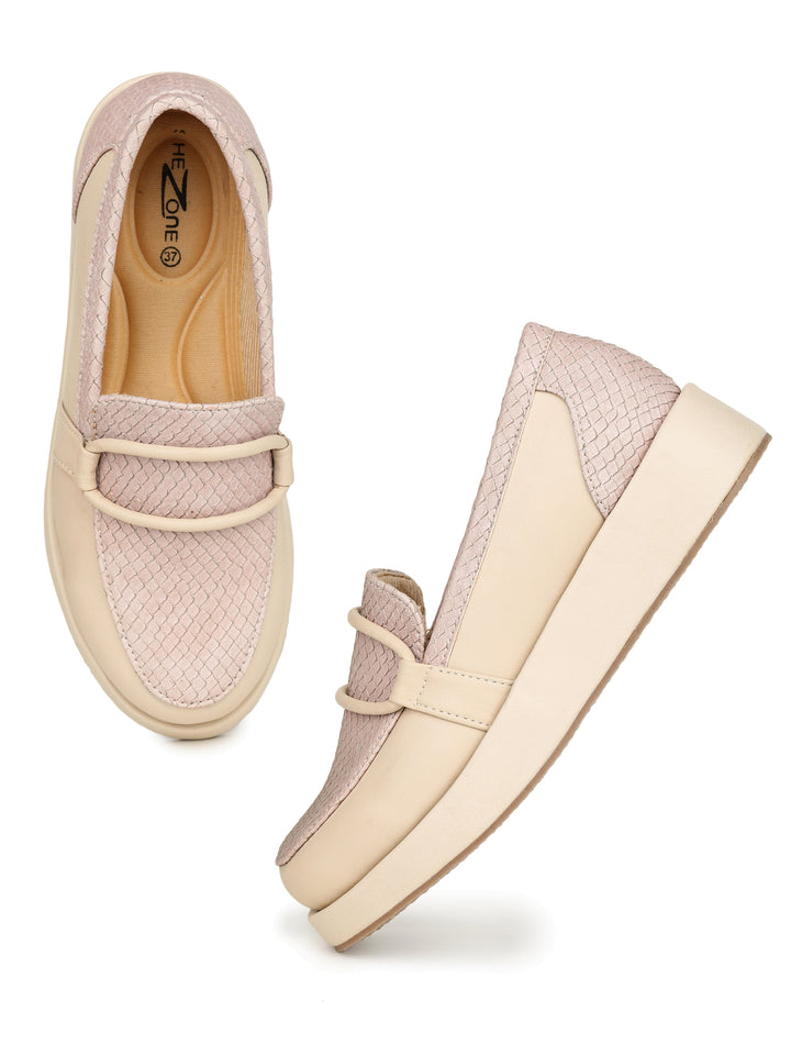 Shezone Women Beige Casual Shoes
