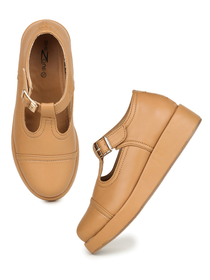 Shezone Women Beige Casual Shoes