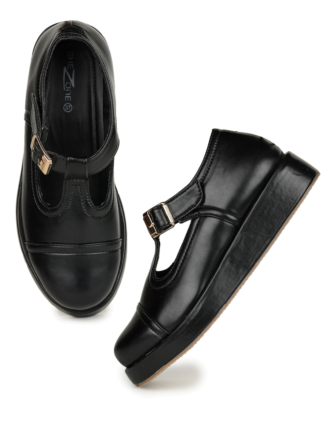 Shezone Women Black Casual Shoes