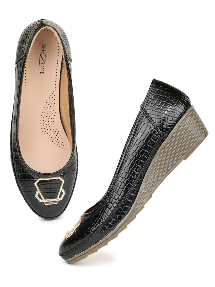 Shezone Black Women Flats