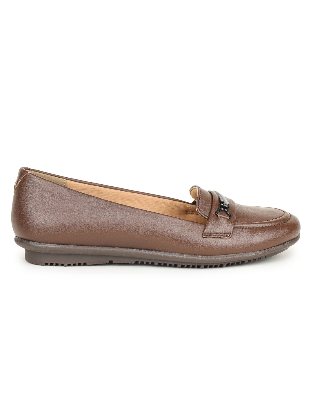 Shezone Brown Women Flats