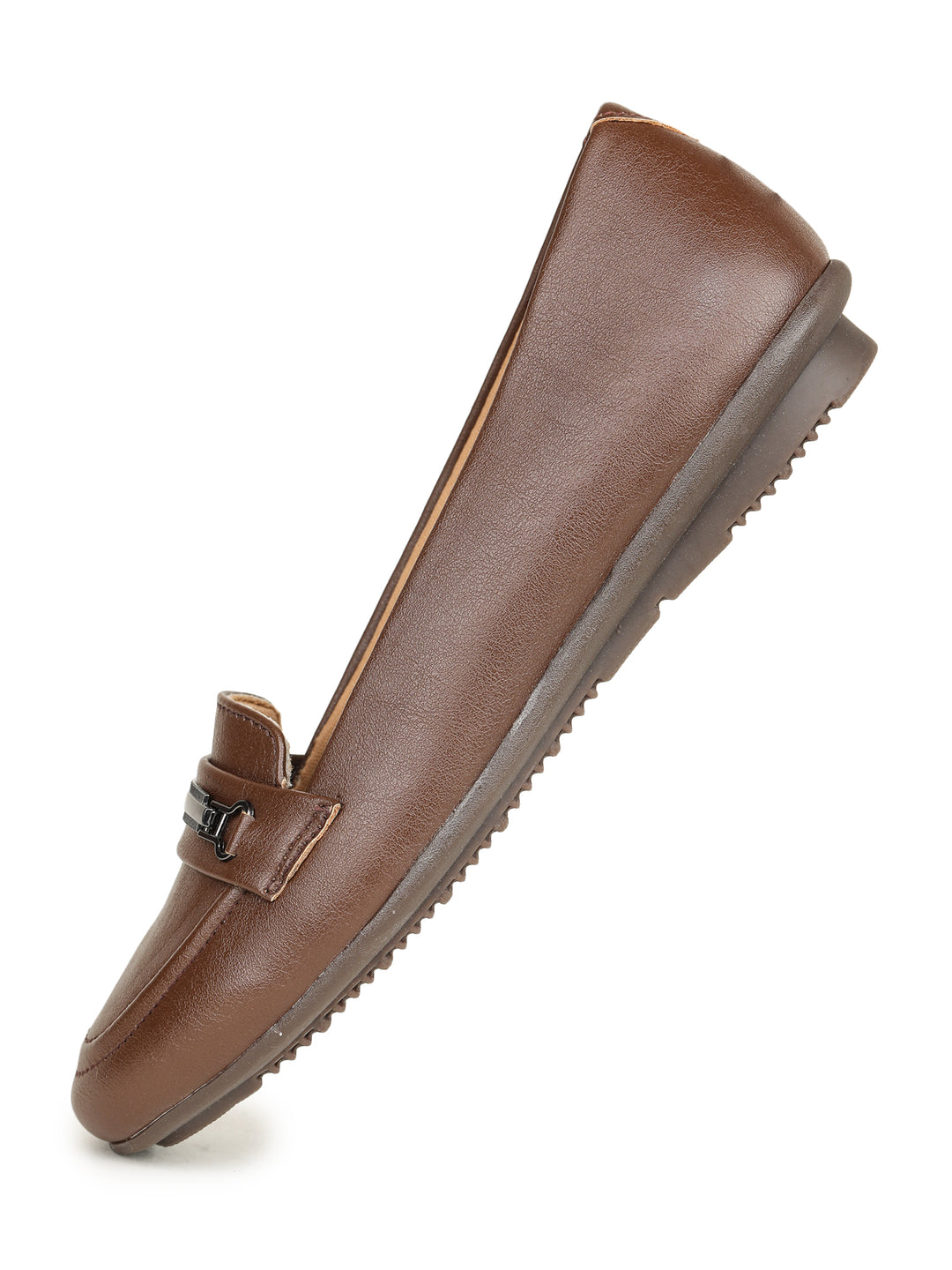 Shezone Brown Women Flats