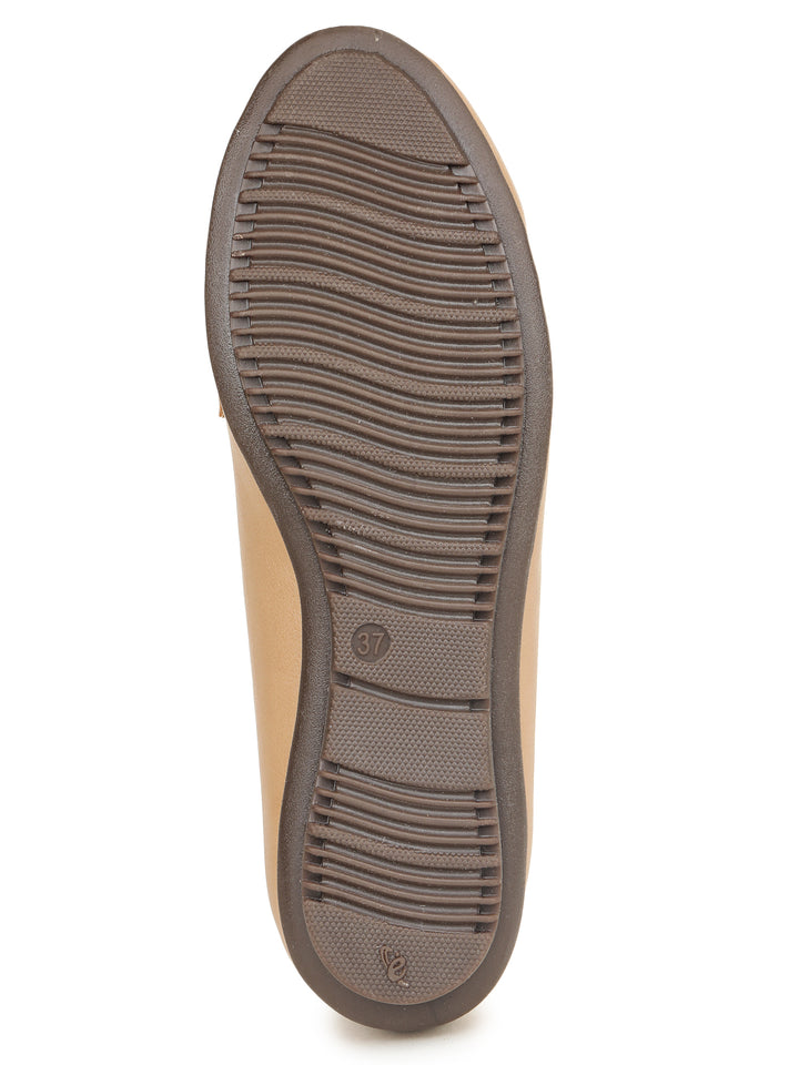 Shezone Beige Women Flats