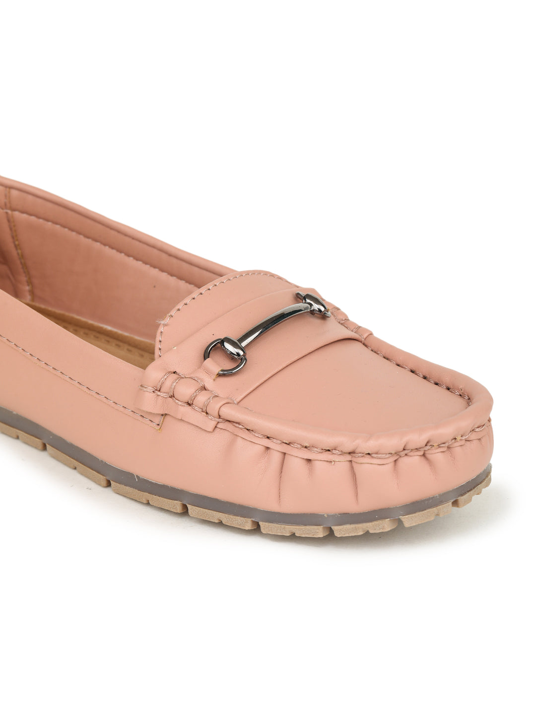 Shezone Women Peach Loafers