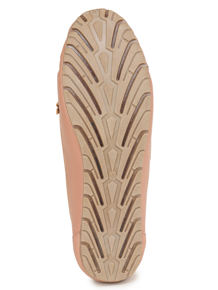 Shezone Women Peach Loafers