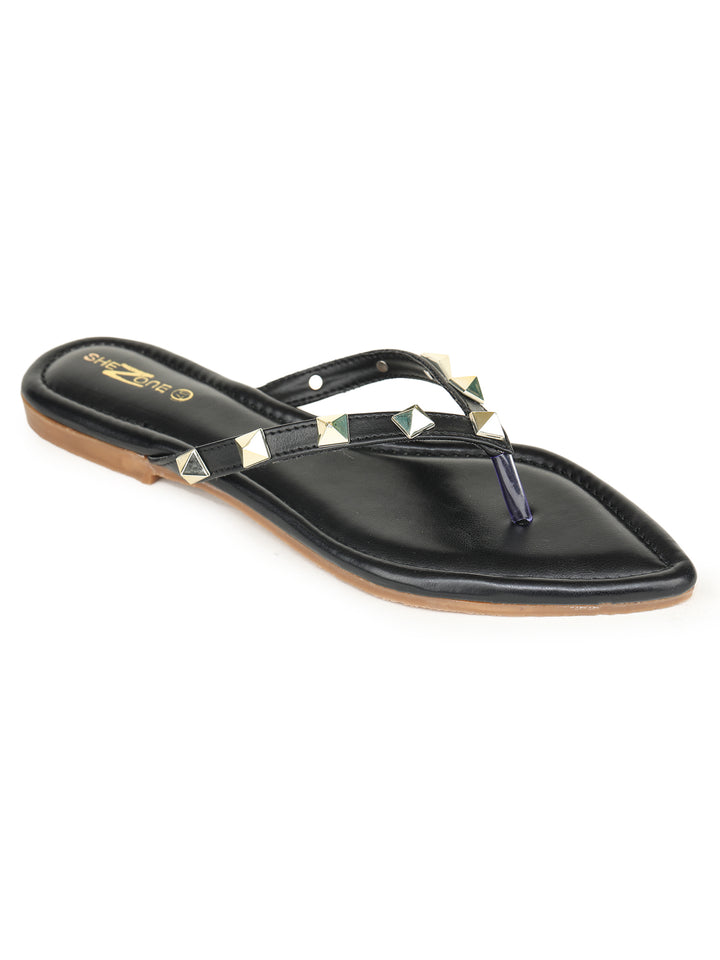 Shezone Black Women Flats