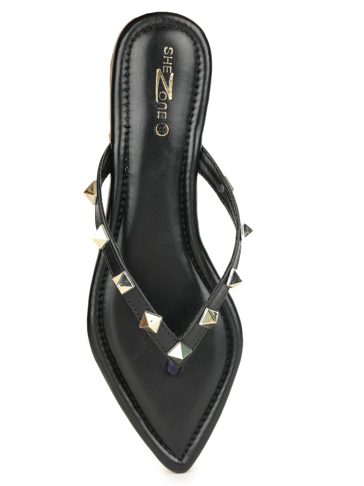 Shezone Black Women Flats