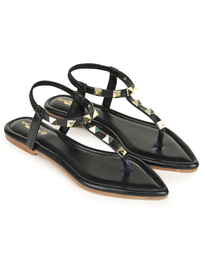Shezone Black Women Flats