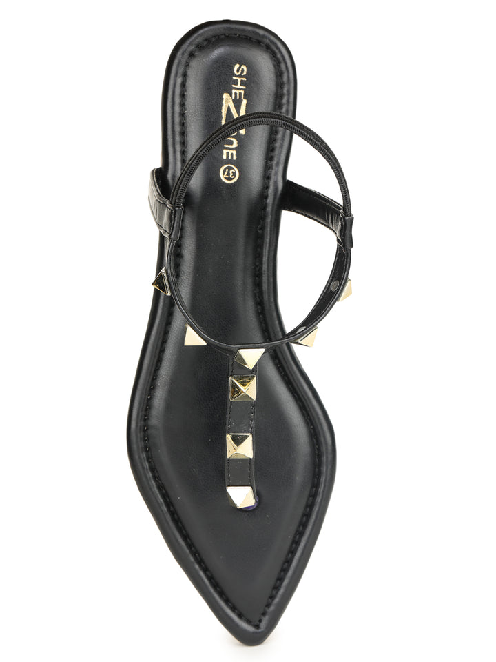 Shezone Black Women Flats