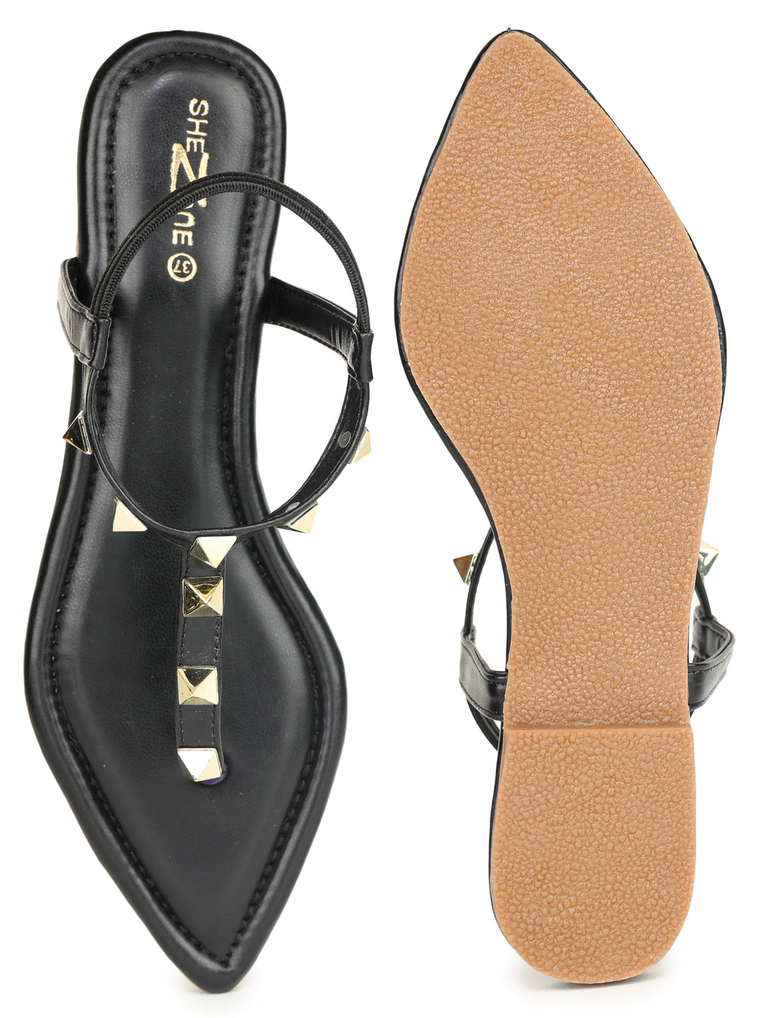 Shezone Black Women Flats