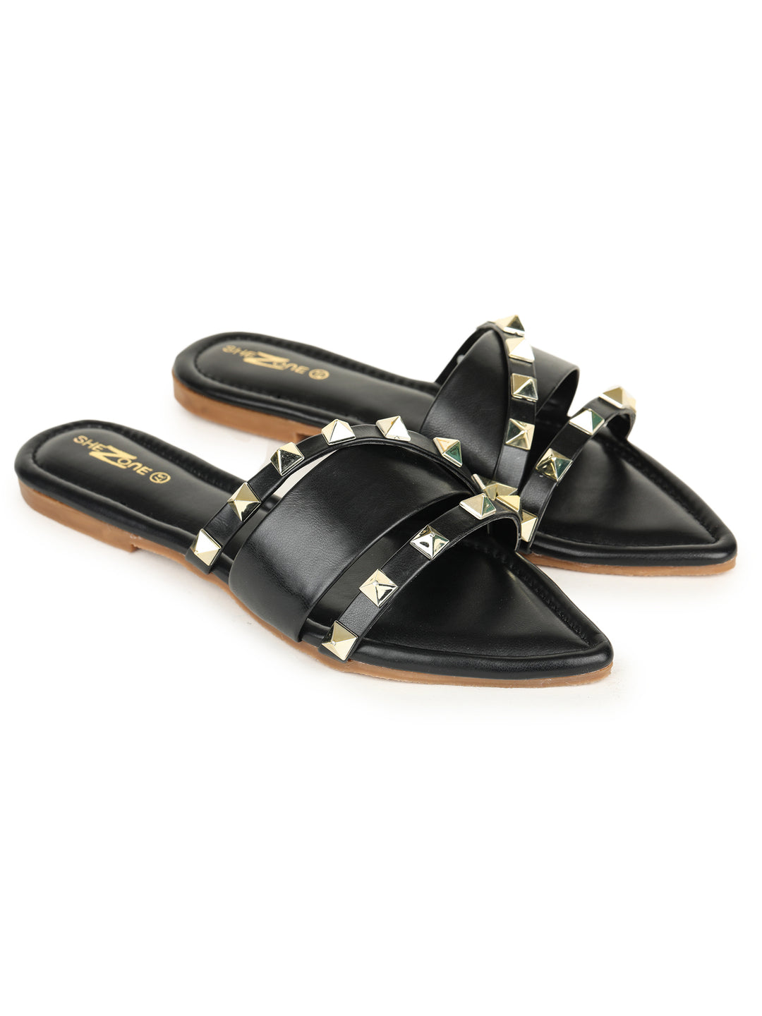Shezone Black Women Flats