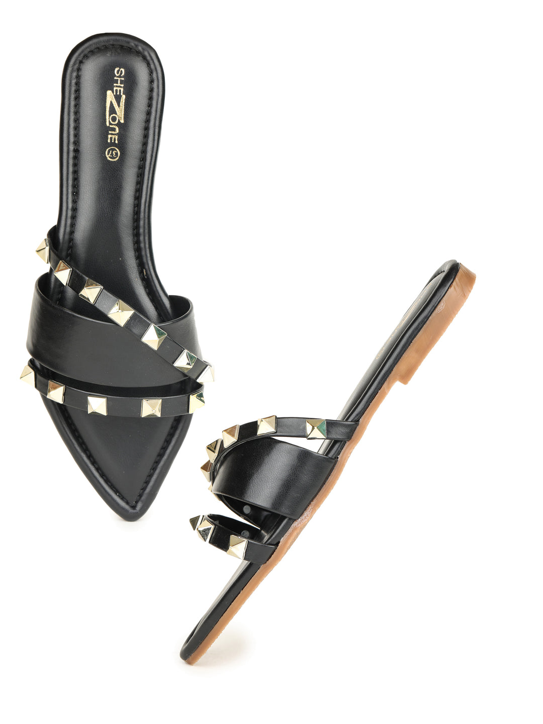 Shezone Black Women Flats