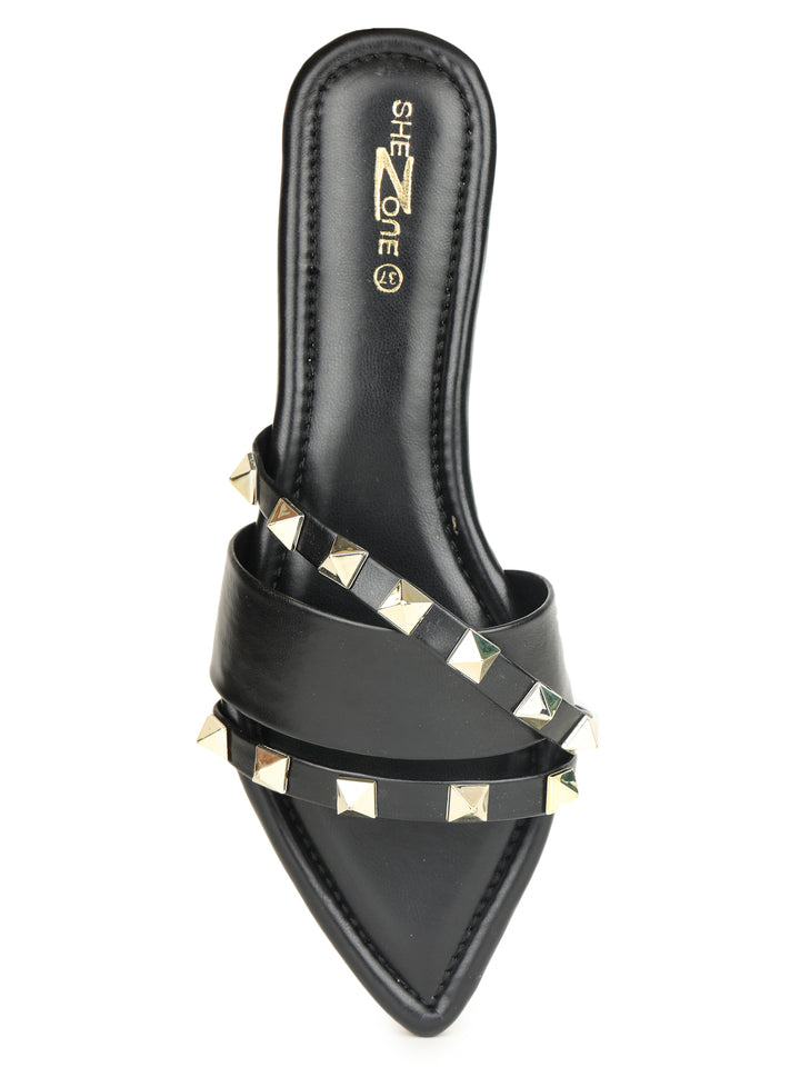 Shezone Black Women Flats