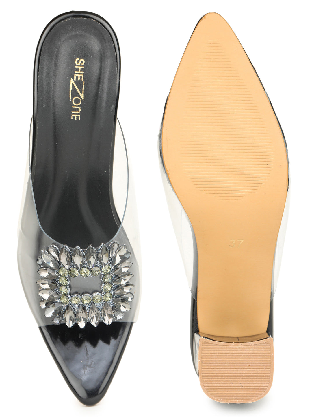 Shezone Black Women Heels