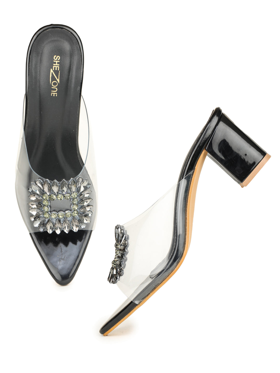 Shezone Black Women Heels