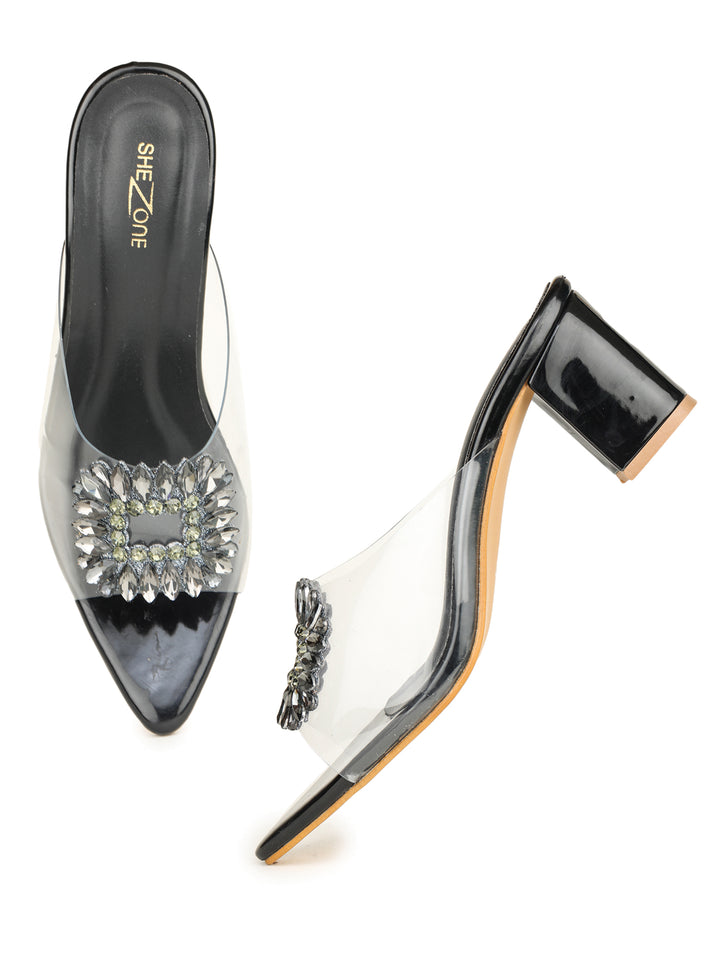 Shezone Black Women Heels