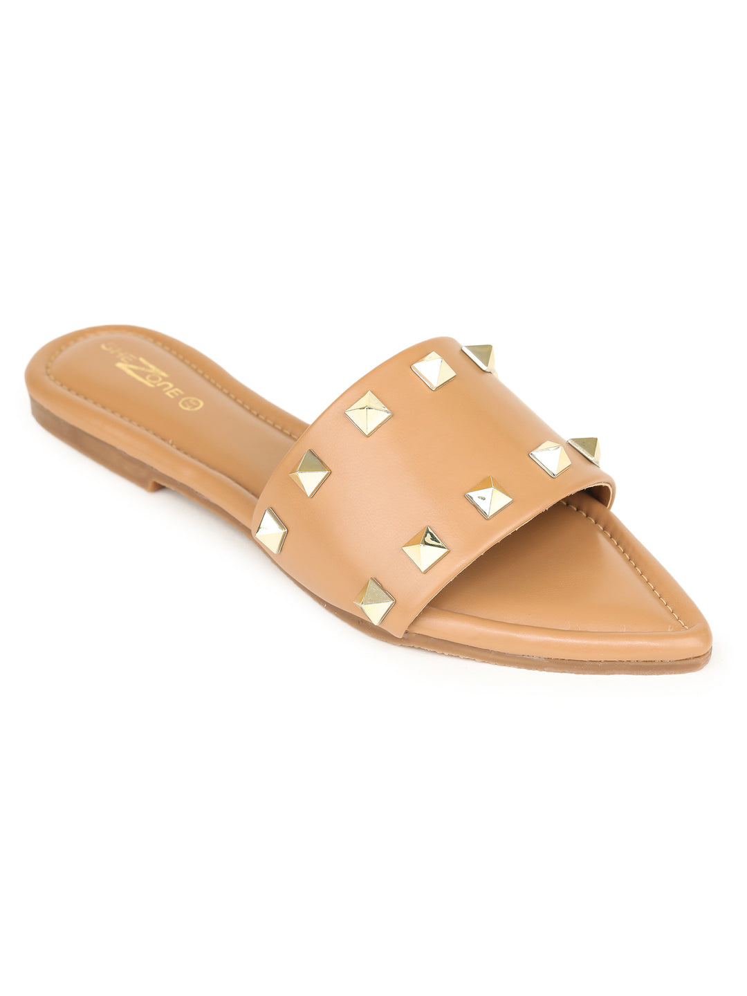 Shezone Beige Women Flats