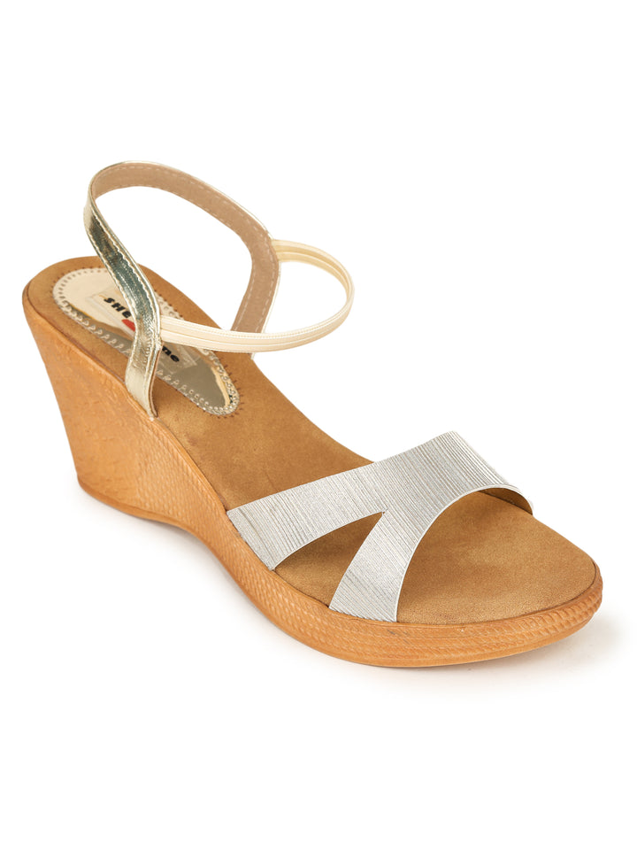 Shezone Golden Women Heels