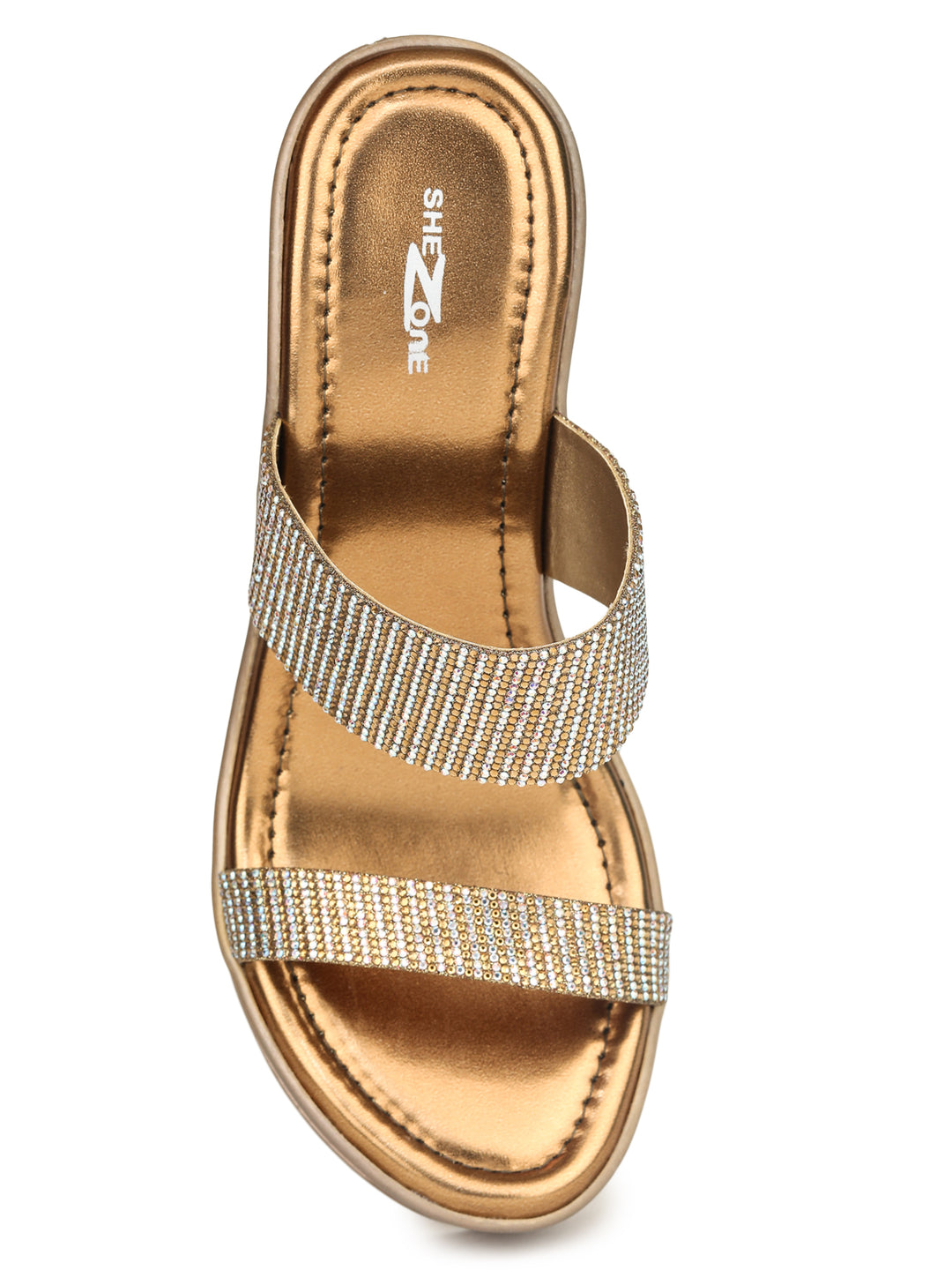 Shezone Copper Women Heels