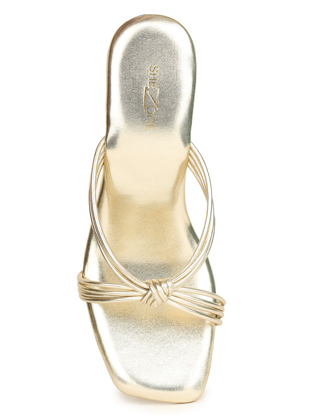 Shezone Golden Women Heels