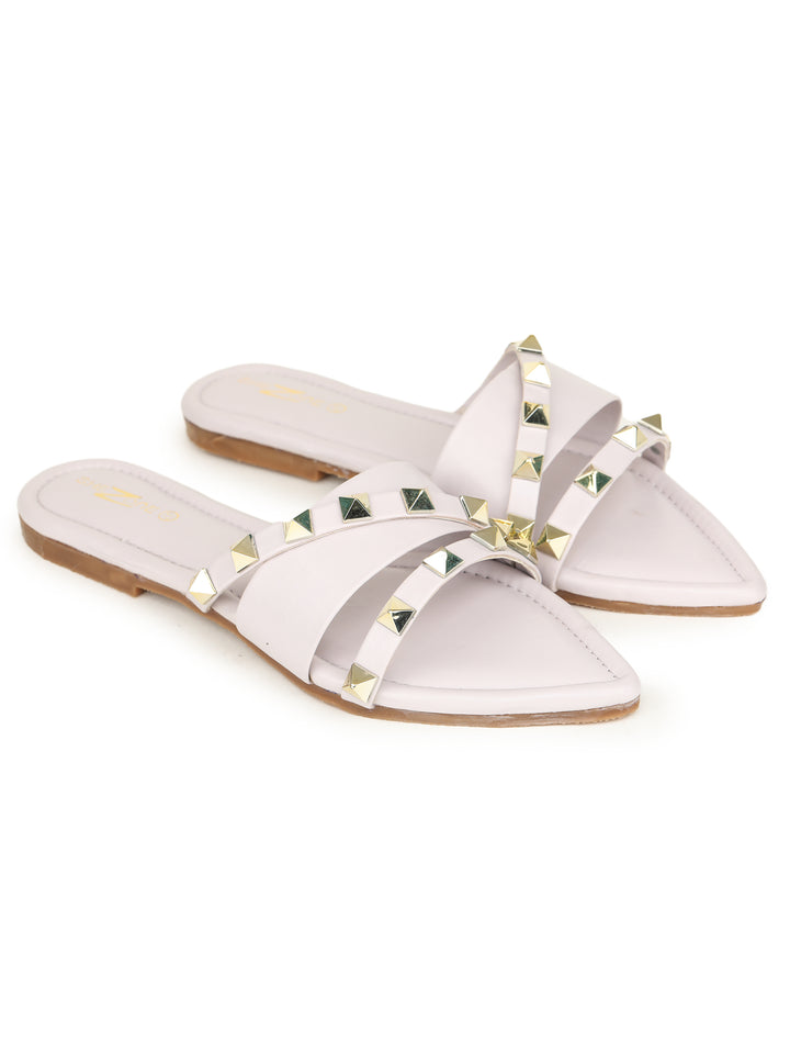 Shezone Lavender Women Flats