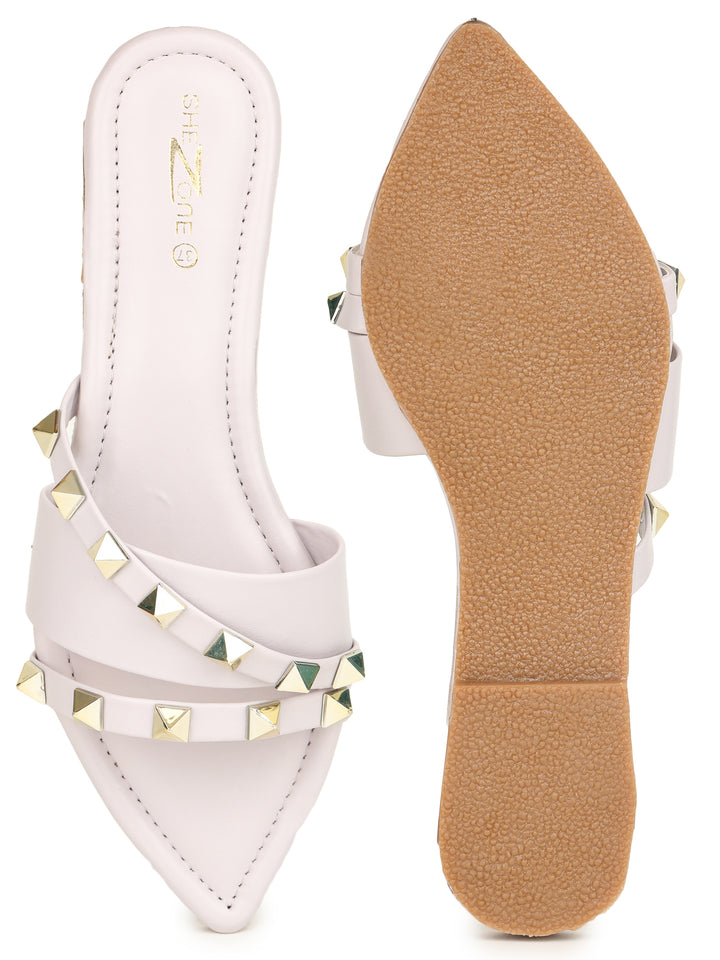 Shezone Lavender Women Flats