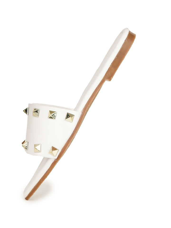 Shezone White Women Flats