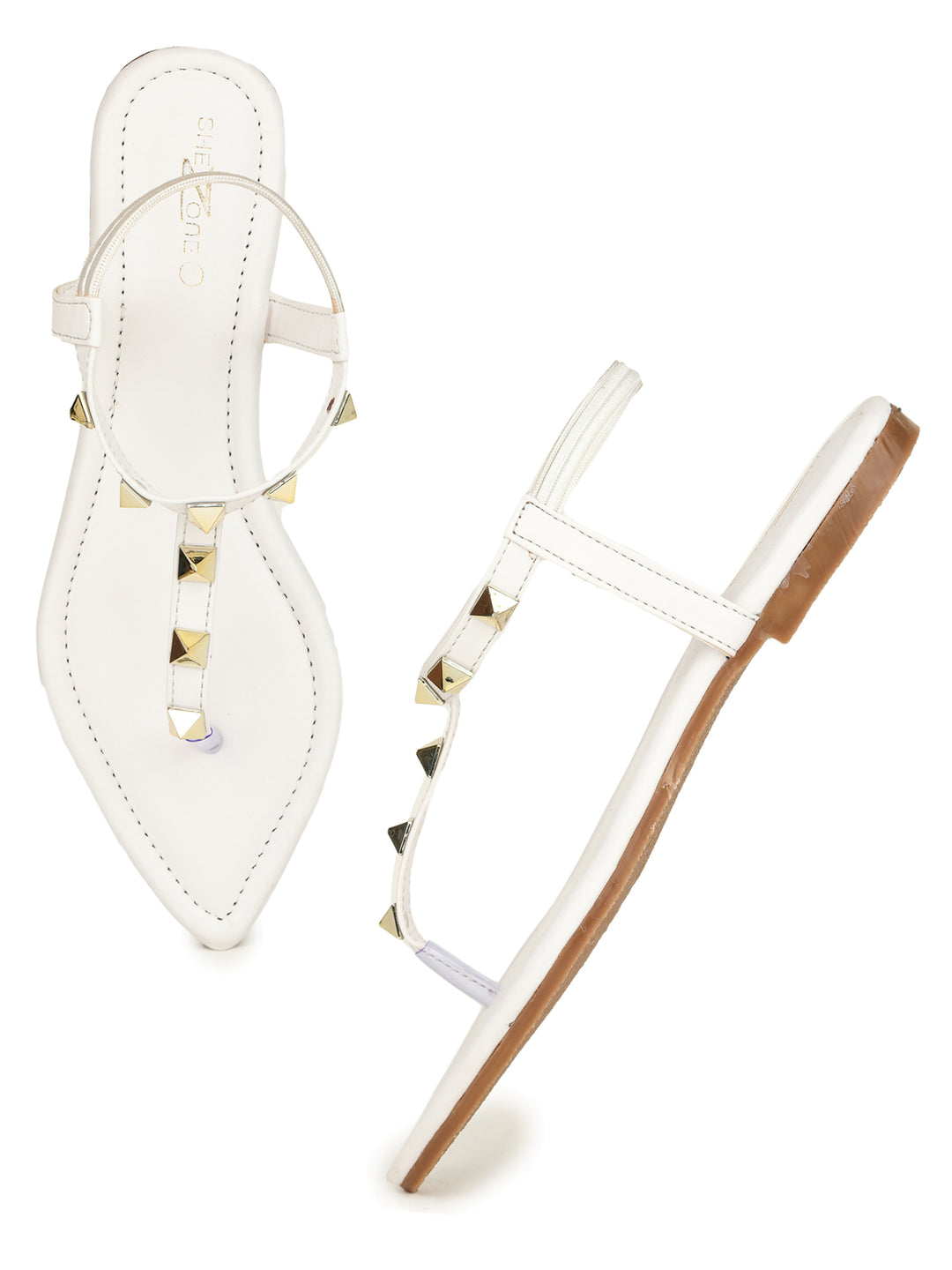 Shezone White Women Flats