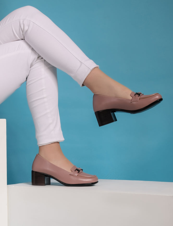 Shezone Peach Women Loafers