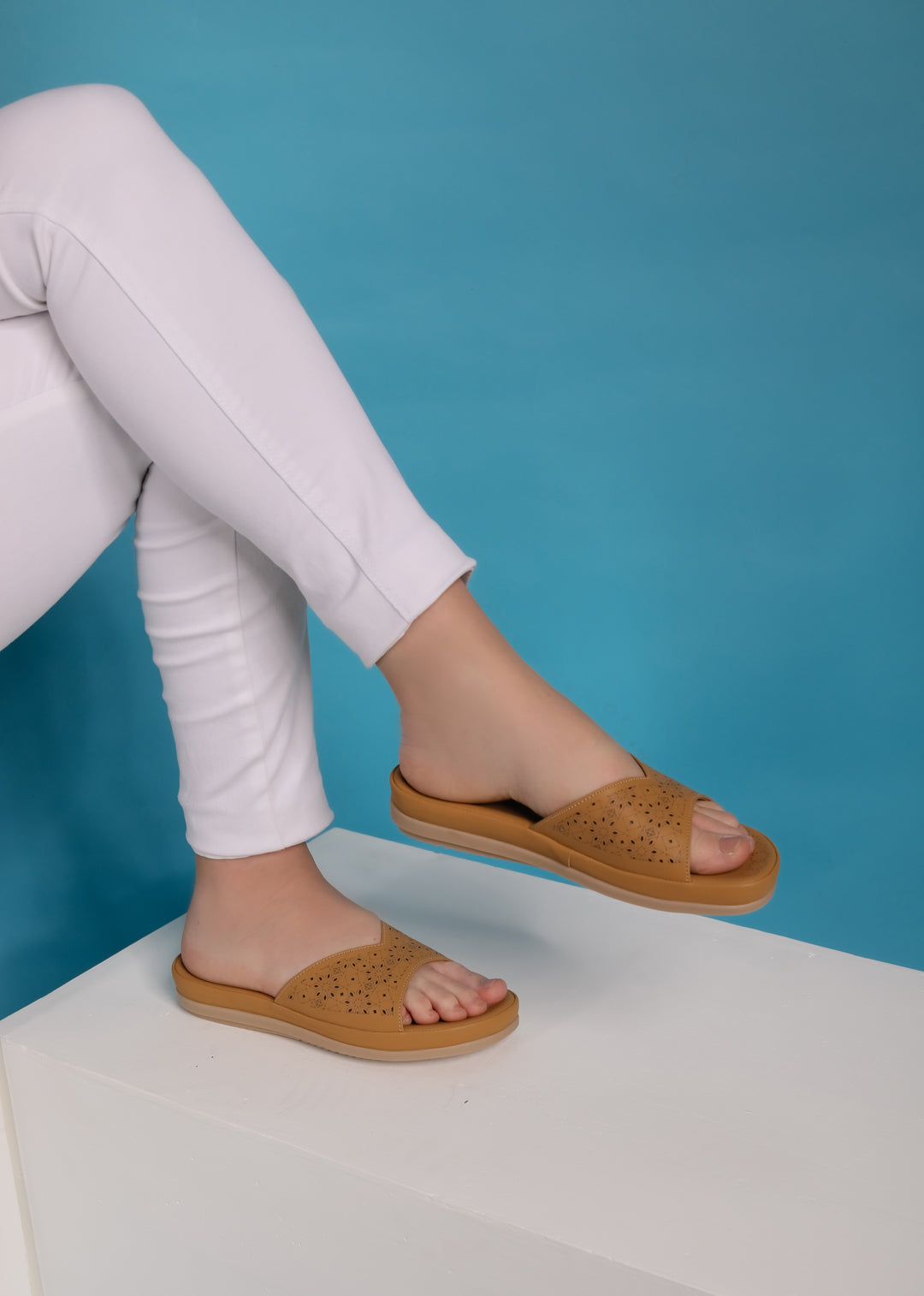 Shezone Beige Women Flats
