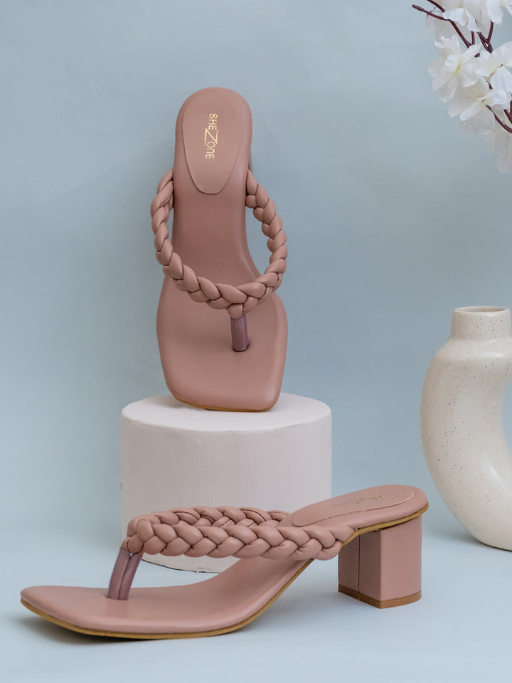 Shezone Peach Women Heels