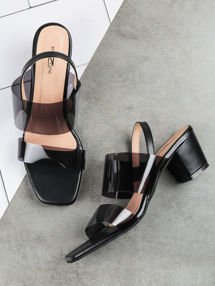 Shezone Black Women Heels