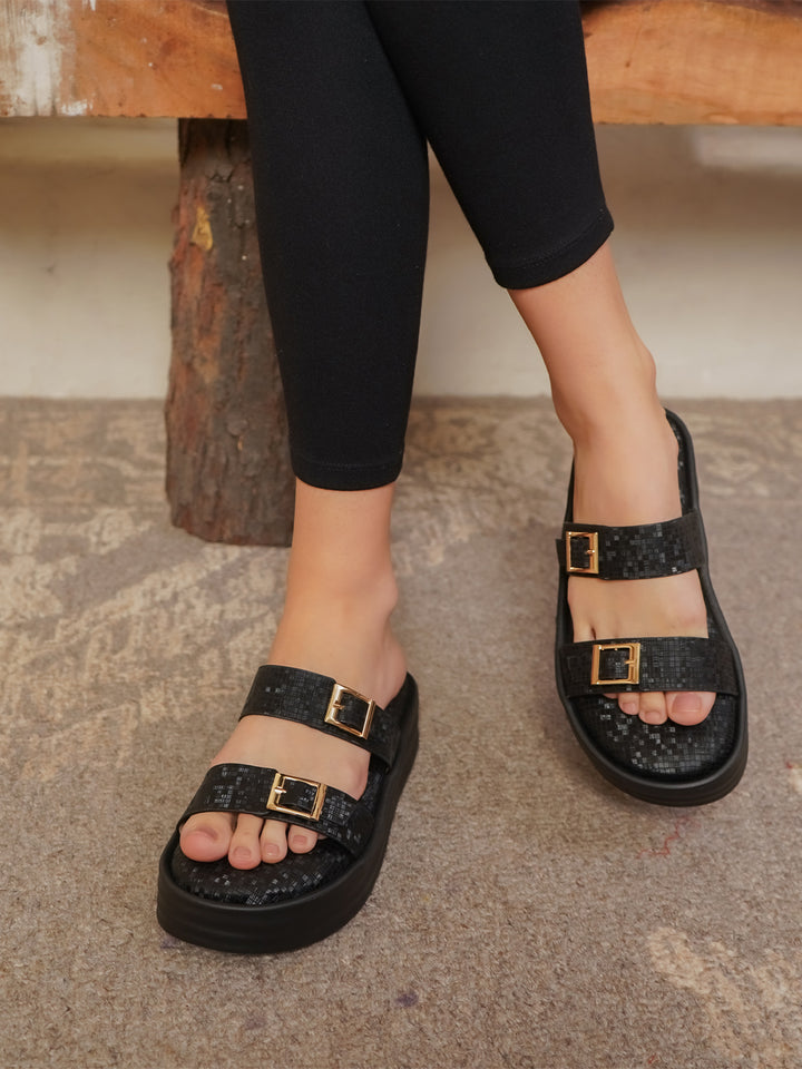 Shezone Black Women Heels
