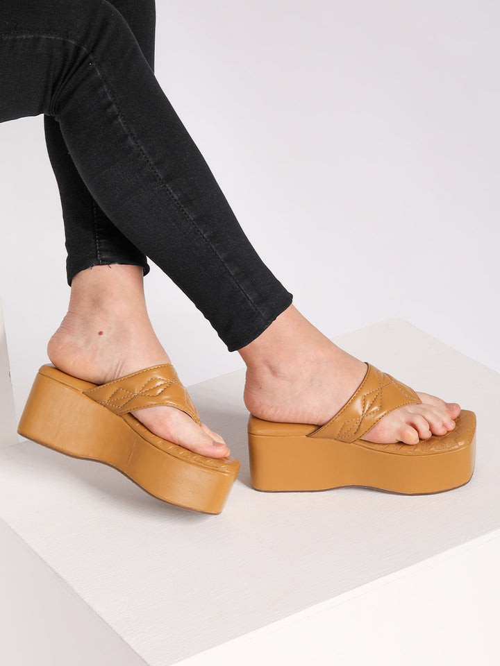 Shezone Mustard Women Heels