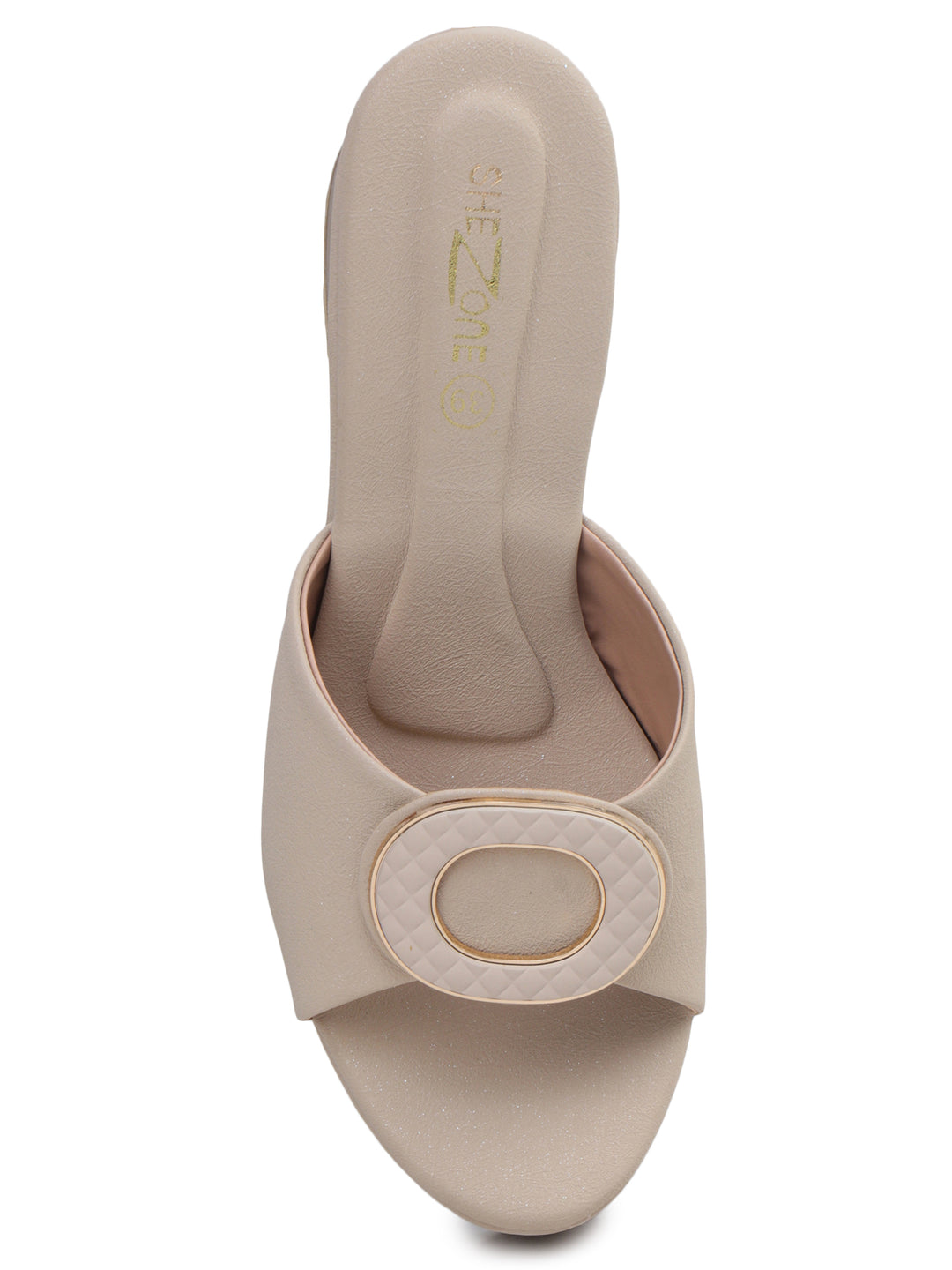 Shezone Cream Women Heels