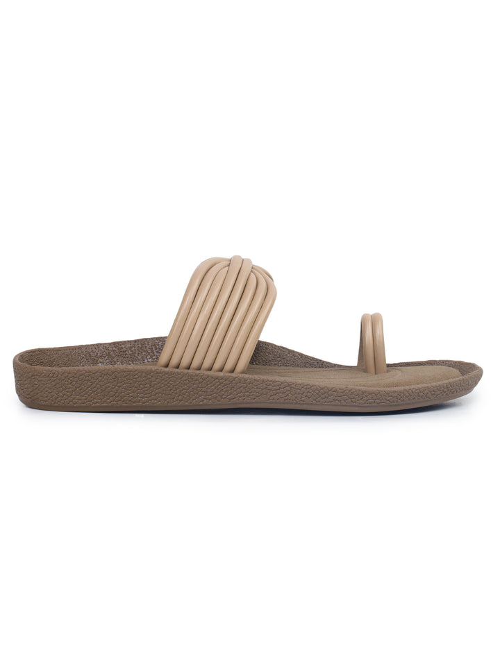 Shezone Beige Women Flats
