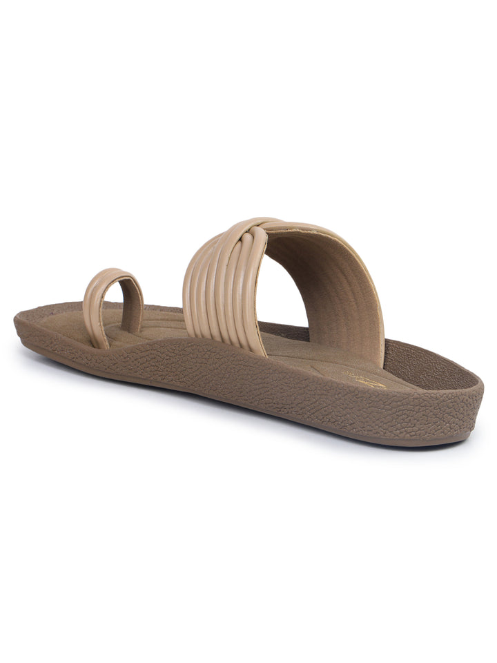 Shezone Beige Women Flats