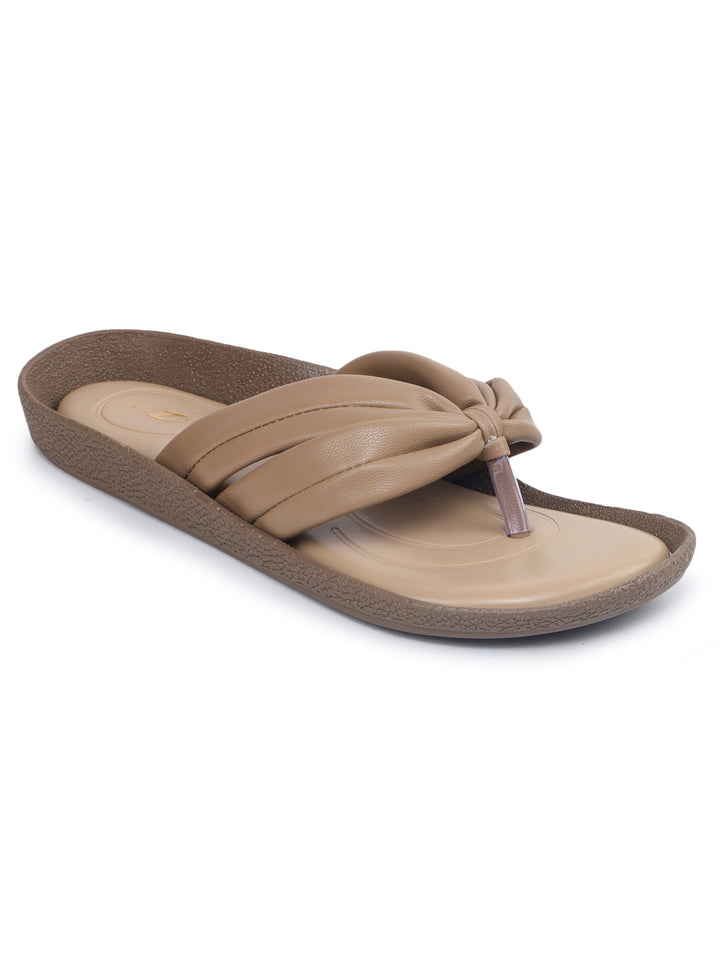 Shezone Beige Women Flats