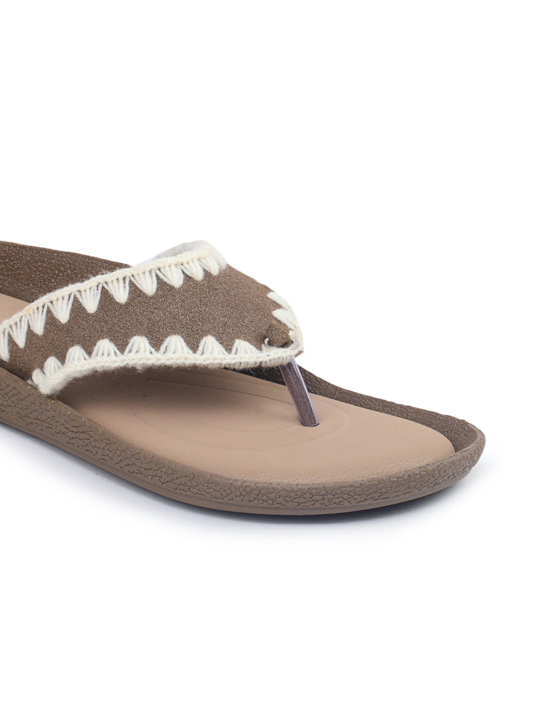 Shezone Beige Women Flats