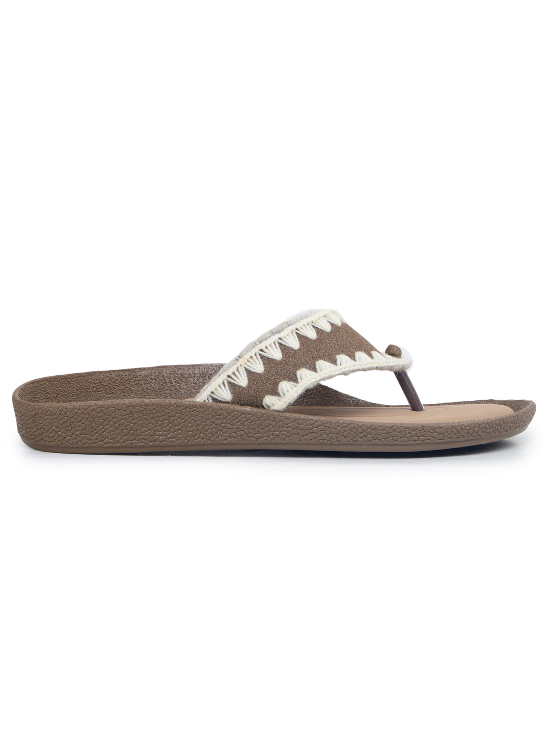 Shezone Beige Women Flats