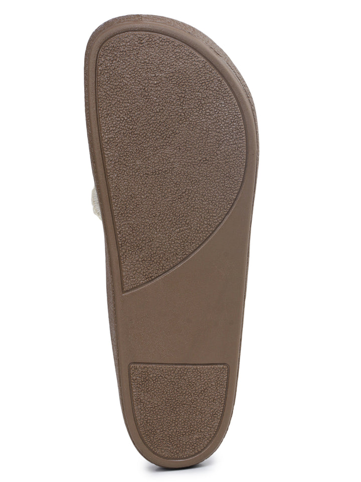 Shezone Beige Women Flats