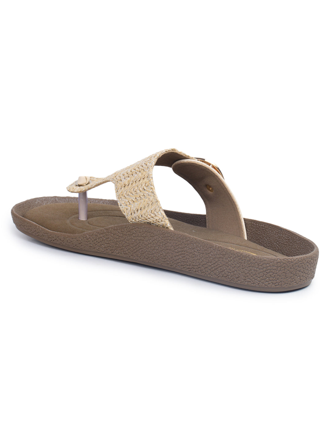 Shezone Cream Women Flats