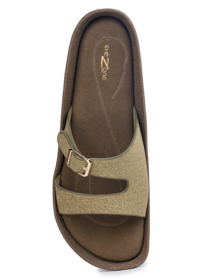 Shezone Mehndi Women Flats