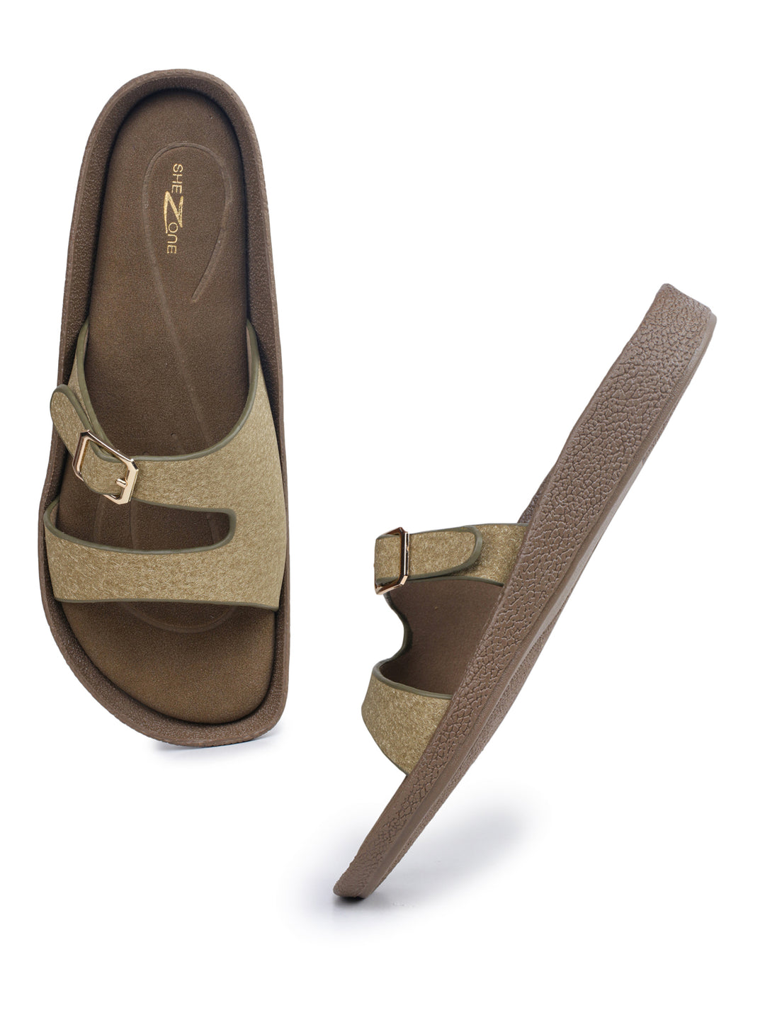Shezone Mehndi Women Flats