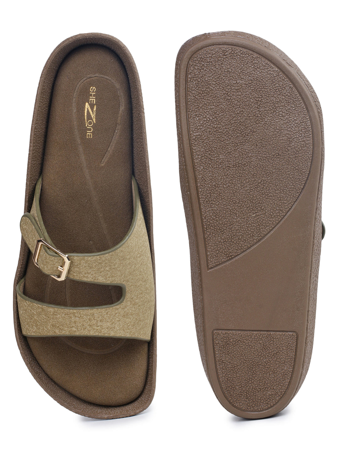Shezone Mehndi Women Flats