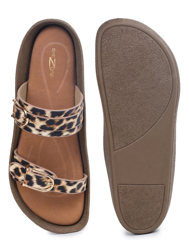 Shezone Cream Women Flats