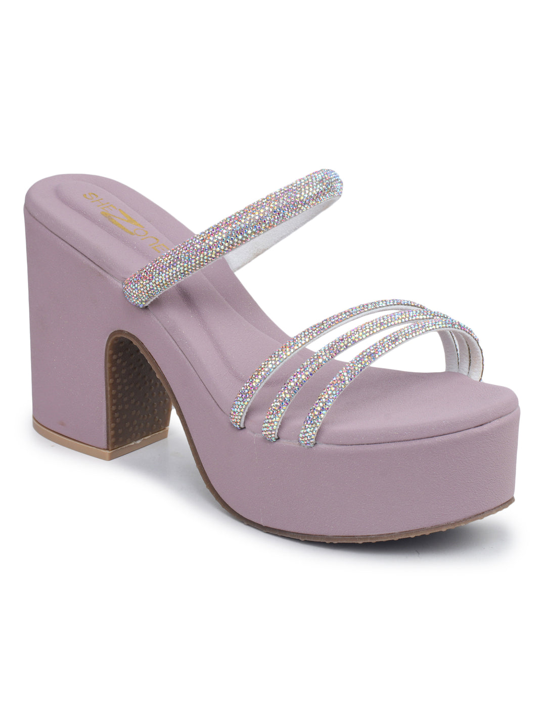 Shezone Lavender Women Heels
