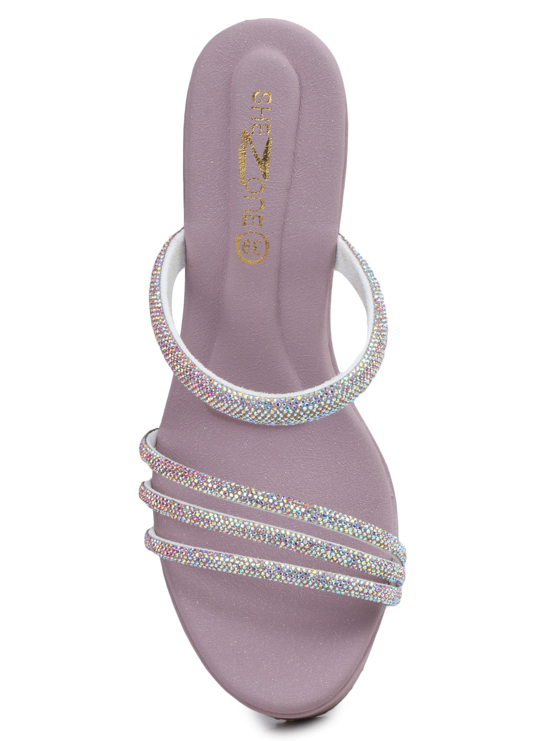 Shezone Lavender Women Heels